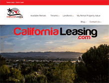 Tablet Screenshot of californialeasing.com